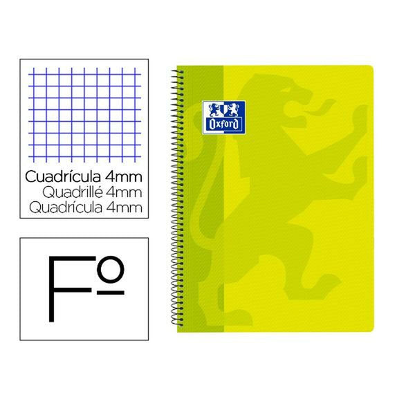 Anteckningsbok Oxford 400093619 Gul A4 80 Blad-Kontor och Kontorsmaterial, Pappersprodukter för kontoret-Oxford-peaceofhome.se