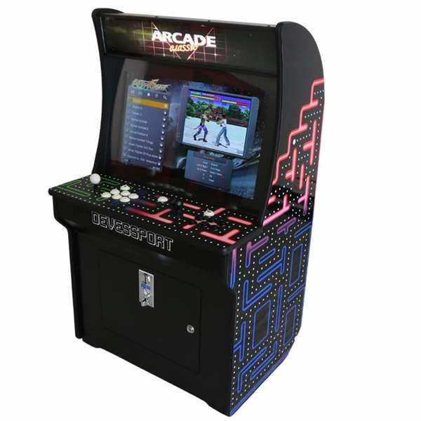 Arkadmaskin Pacman 26" 128 x 71 x 58 cm Retro-Leksaker och spel, Elektroniska leksaker-BigBuy Fun-peaceofhome.se