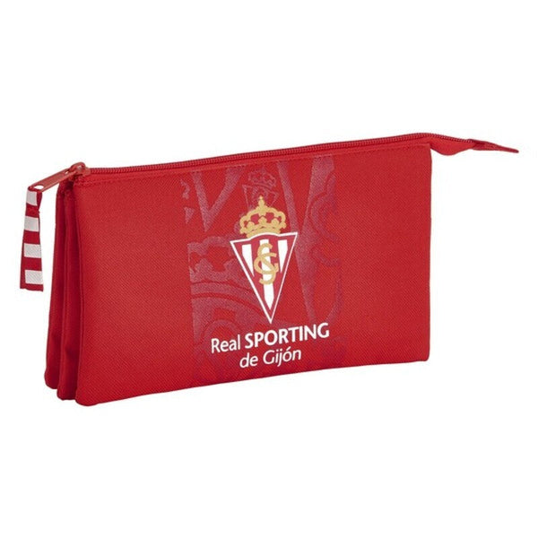 Bag Real Sporting de Gijón Röd-Kontor och Kontorsmaterial, Skol- och utbildningsmaterial-Real Sporting de Gijón-peaceofhome.se