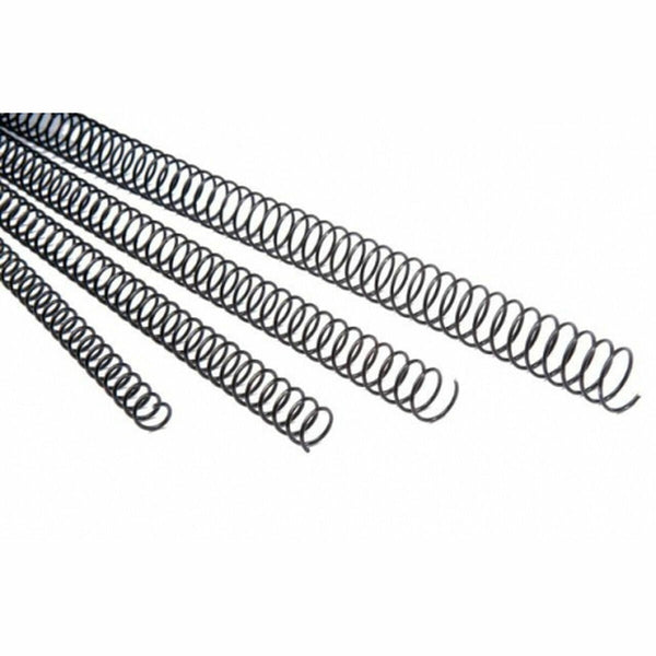 Bindande spiraler Fellowes 100 antal Metall Svart Ø 22 mm