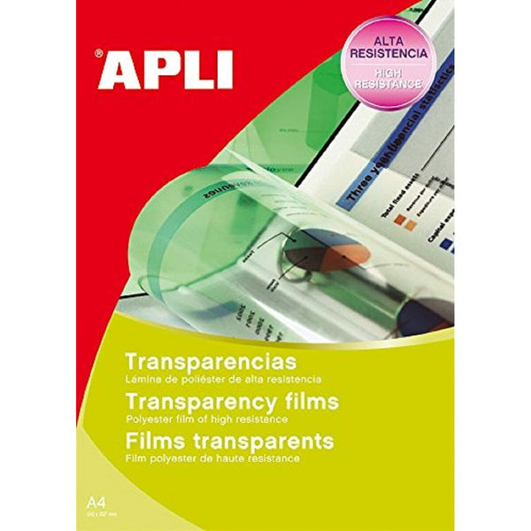 Blad Apli Transparent A4-Kontor och Kontorsmaterial, Kontorsmaterial-Apli-peaceofhome.se