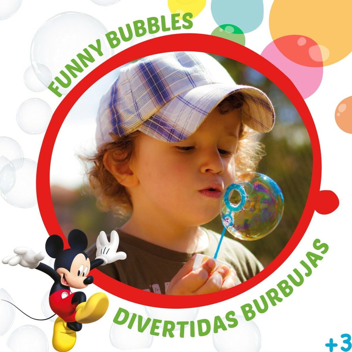 Bubbelpump Mickey Mouse 60 ml 3,8 x 11,5 x 3,8 cm (216 antal)-Leksaker och spel, Sport och utomhus-Mickey Mouse-peaceofhome.se