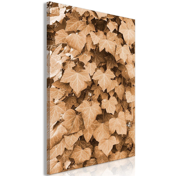 Canvas Tavla - Autumn Ivy Vertical-Tavla Canvas-Artgeist-peaceofhome.se