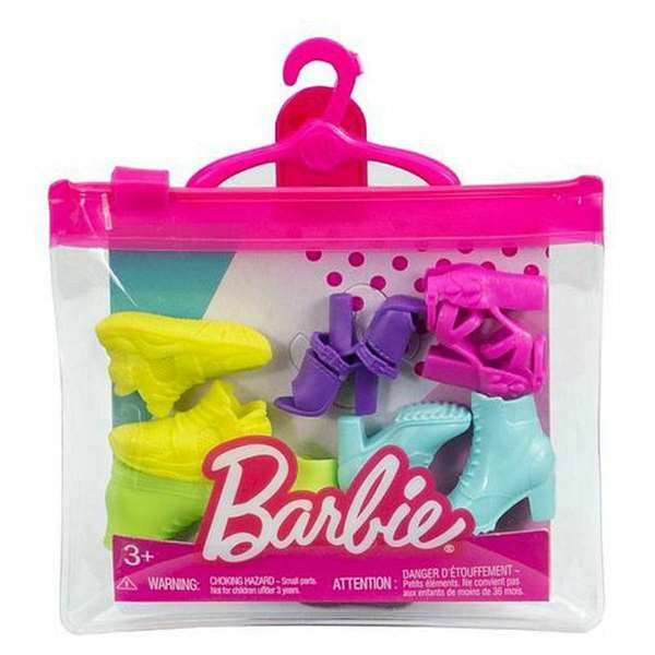 Docka tillbehör Mattel Barbie Shoes Pack-Leksaker och spel, Dockor och tillbehör-Mattel-peaceofhome.se
