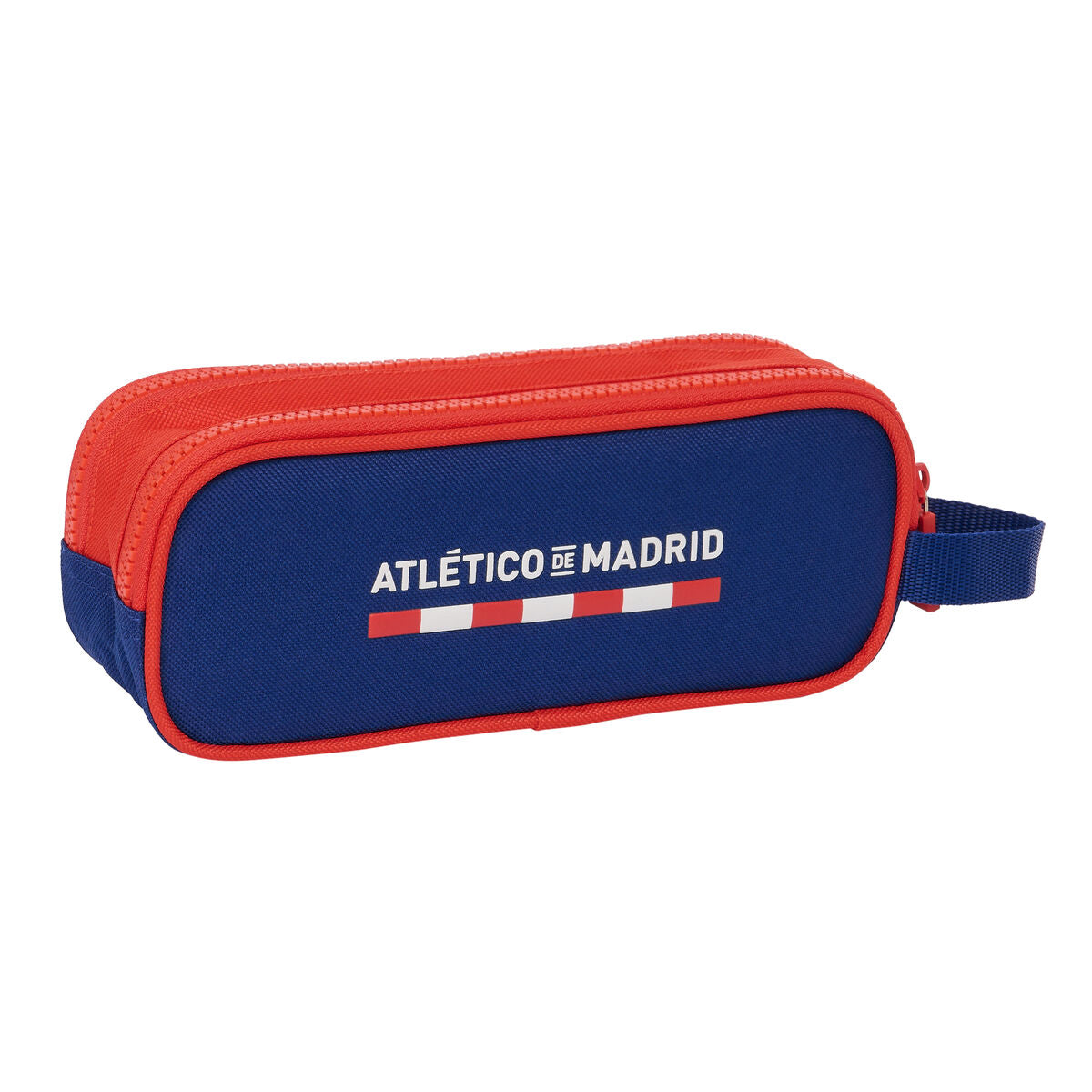 Dubbel bär-allt Atlético Madrid Blå Röd 21 x 8 x 6 cm-Kontor och Kontorsmaterial, Skol- och utbildningsmaterial-Atlético Madrid-peaceofhome.se