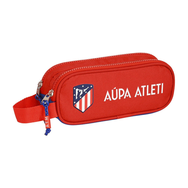 Dubbel bär-allt Atlético Madrid Röd Marinblå (21 x 8 x 6 cm)-Kontor och Kontorsmaterial, Skol- och utbildningsmaterial-Atlético Madrid-peaceofhome.se
