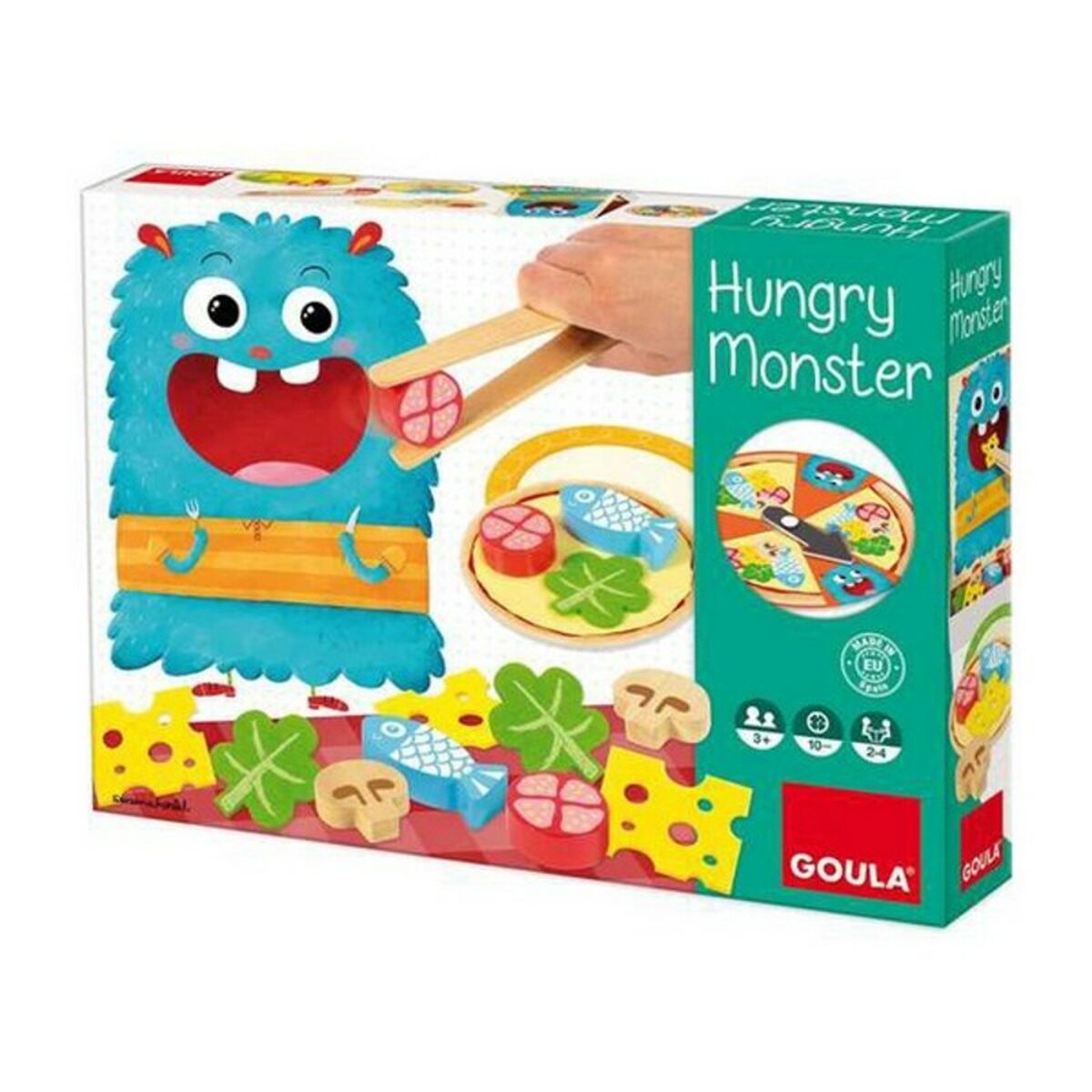 Färdighetsspel för bebisar Hungry Monster Goula 53172