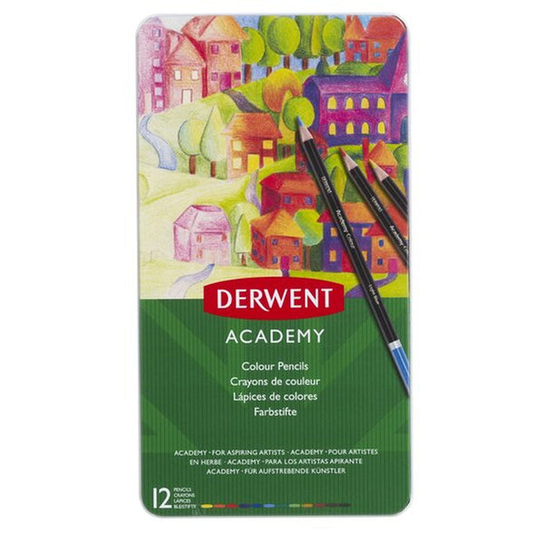 Färgpennor DERWENT Academy Multicolour-Kontor och Kontorsmaterial, konst och hantverk-DERWENT-peaceofhome.se
