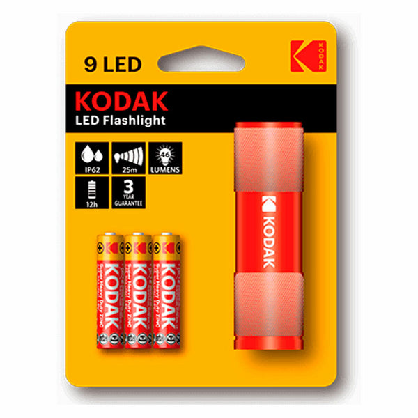 Ficklampa LED Kodak 9LED Röd-DIY och verktyg, Manuella och elektriska verktyg-Kodak-peaceofhome.se