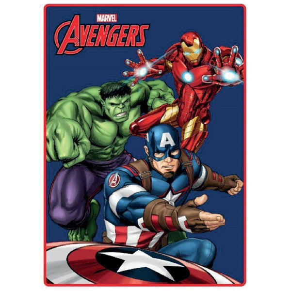Filt The Avengers Super heroes 100 x 140 cm Multicolour Polyester-Hem och matlagning, Mjuk inredning-The Avengers-peaceofhome.se