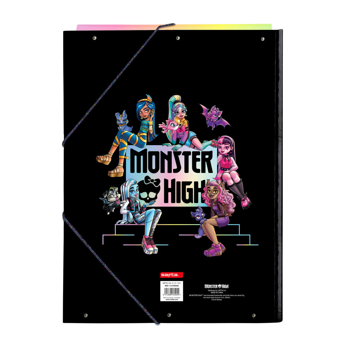 Folder Monster High Creep Svart A4-Kontor och Kontorsmaterial, Kontorsmaterial-Monster High-peaceofhome.se
