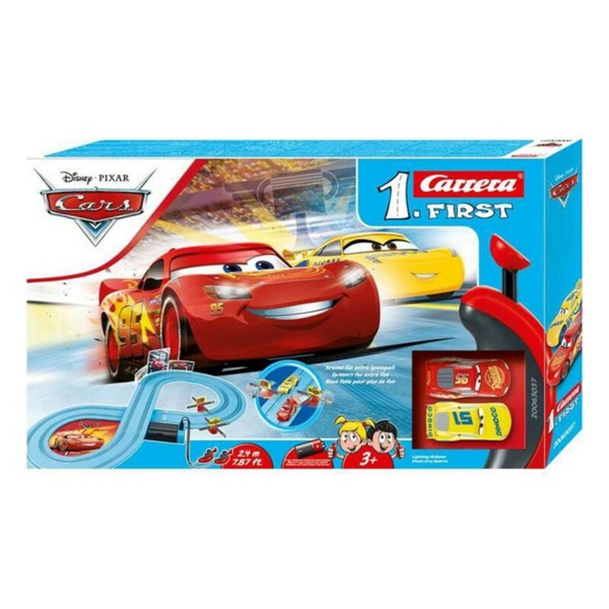 Fordonsspel Carrera Disney Pixar Cars (2,4 m)-Leksaker och spel, Fordon-Carrera-peaceofhome.se