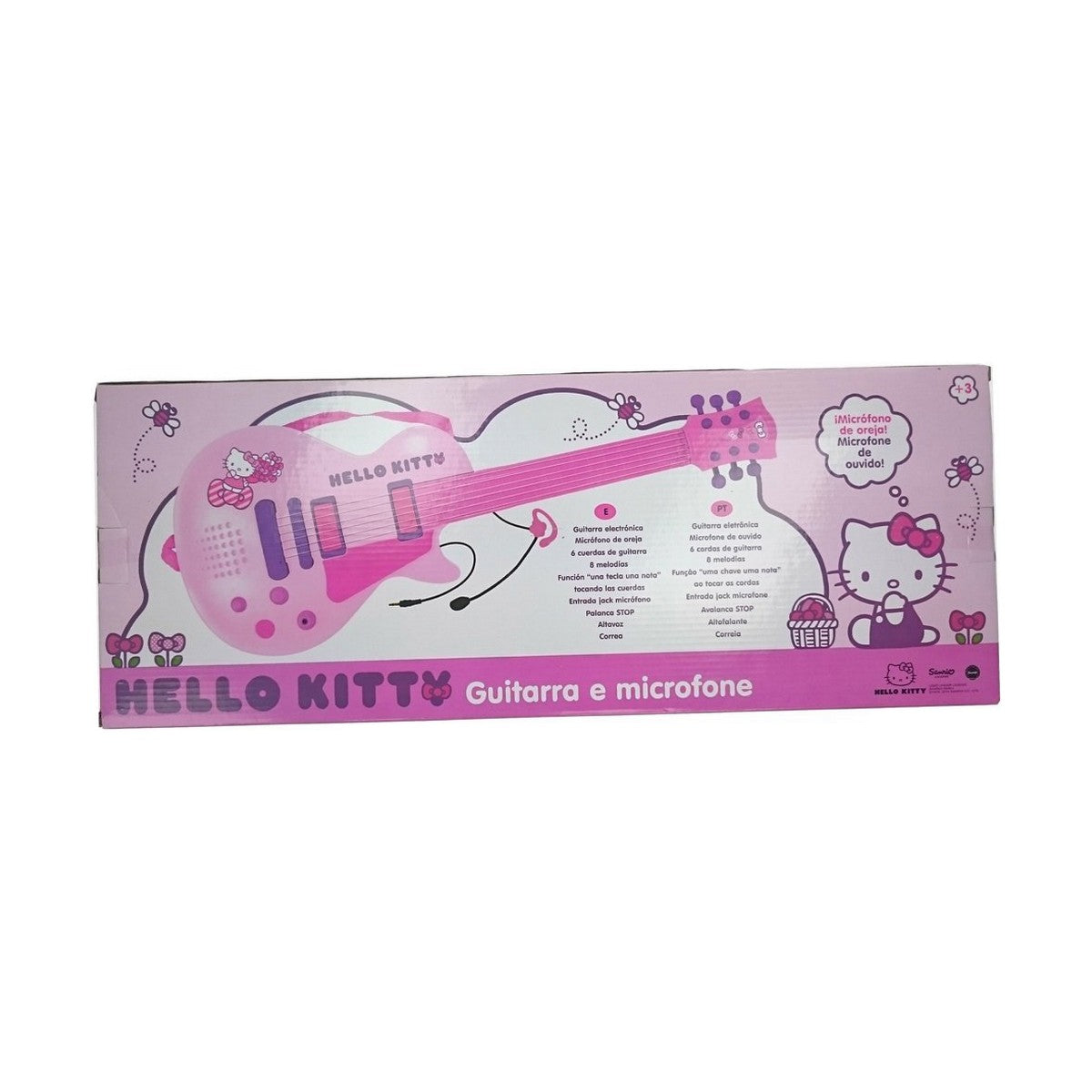 Gitarr för barn Hello Kitty Elektronik Mikrofon Rosa-Leksaker och spel, Barns Musikinstrument-Hello Kitty-peaceofhome.se