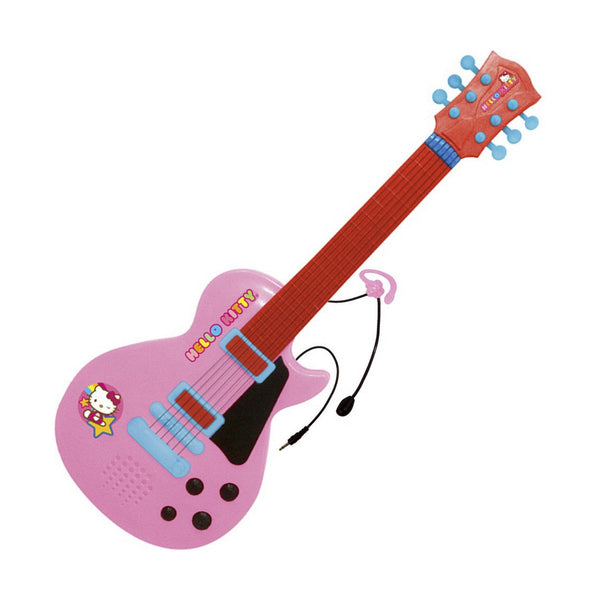 Gitarr för barn Hello Kitty Elektronik Mikrofon Rosa-Leksaker och spel, Barns Musikinstrument-Hello Kitty-peaceofhome.se