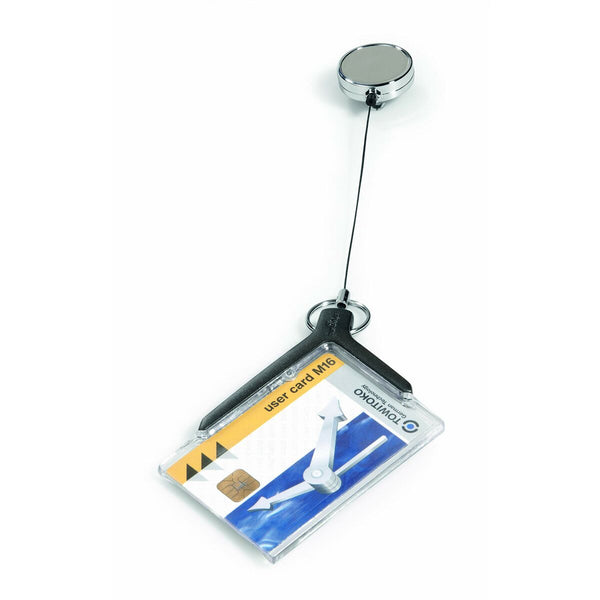 ID-kortshållare Durable DELUXE PRO Transparent Antracitgrå polypropen 10 Delar (10 antal)-Kontor och Kontorsmaterial, Kontorsmaterial-Durable-peaceofhome.se