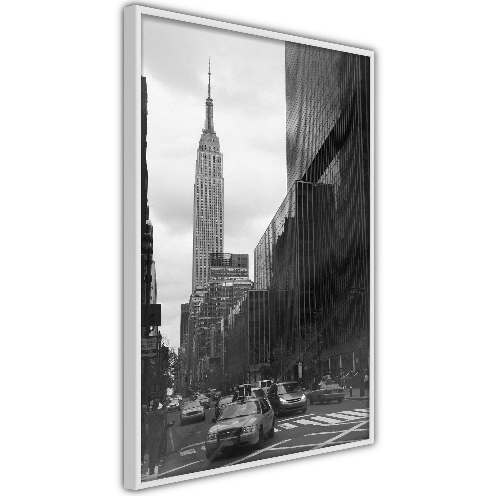 Inramad Poster / Tavla - Empire State Building-Poster Inramad-Artgeist-peaceofhome.se