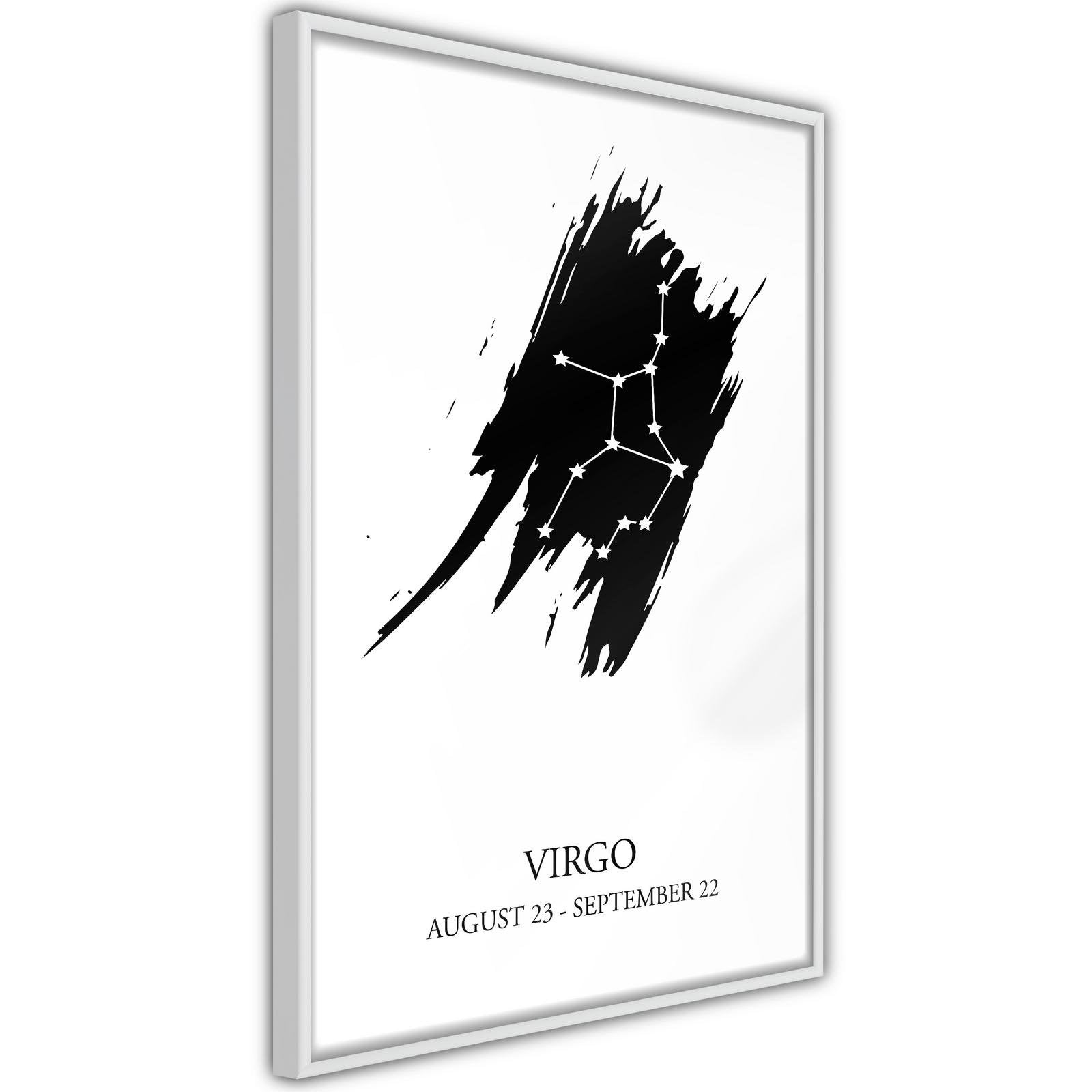 Inramad Poster / Tavla - Zodiac: Virgo I-Poster Inramad-Artgeist-peaceofhome.se