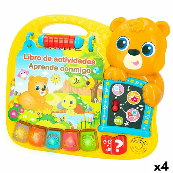 Interaktiv barnbok Winfun 26,5 x 4,5 x 23,5 cm ES (4 antal)-Bebis, Leksaker för småbarn-Winfun-peaceofhome.se