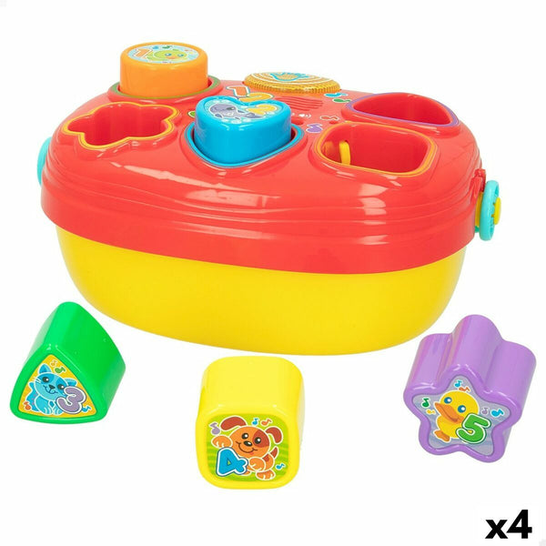 Interaktiv leksak för småbarn Winfun 22 x 9,5 x 15,5 cm (4 antal)-Bebis, Leksaker för småbarn-Winfun-peaceofhome.se
