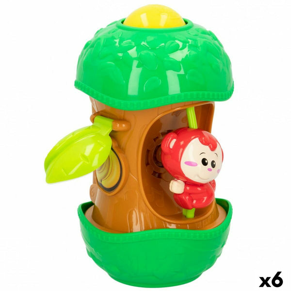 Interaktiv leksak för småbarn Winfun Apa 11,5 x 20,5 x 11,5 cm (6 antal)-Bebis, Leksaker för småbarn-Winfun-peaceofhome.se
