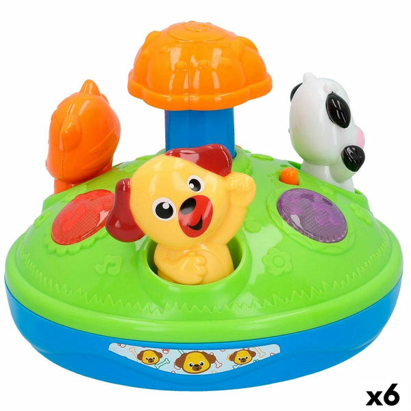 Interaktiv leksak för småbarn Winfun djur 18 x 15 x 18 cm (6 antal)-Bebis, Leksaker för småbarn-Winfun-peaceofhome.se