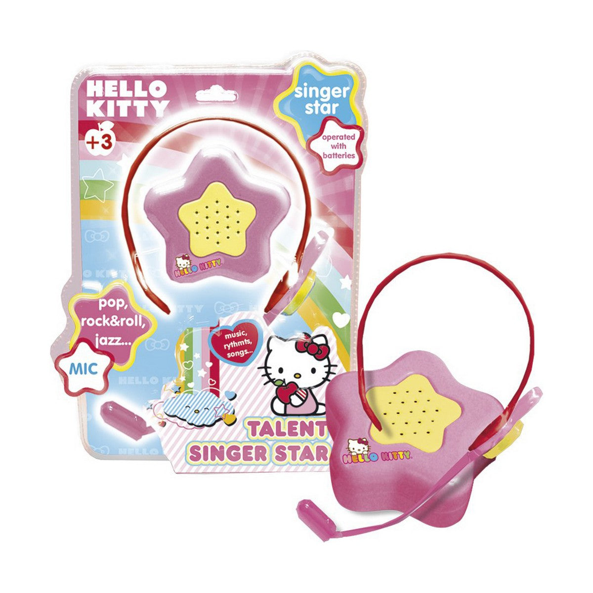 Karaoke Mikrofon Hello Kitty Rosa-Leksaker och spel, Elektroniska leksaker-Hello Kitty-peaceofhome.se