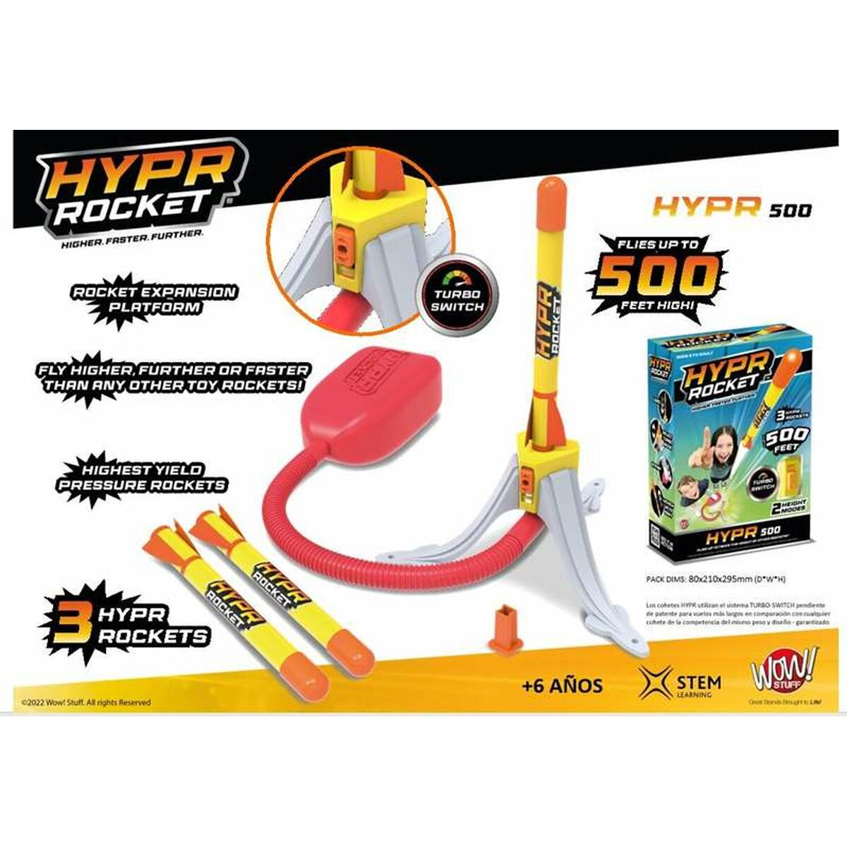 Kastare Bandai Hypr Rocket Jump 500-Leksaker och spel, Fordon-Bandai-peaceofhome.se