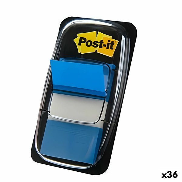 Klisterlappar Post-it Index 680 Blå 25 x 43 mm (36 antal)-Kontor och Kontorsmaterial, Kontorsmaterial-Post-it-peaceofhome.se