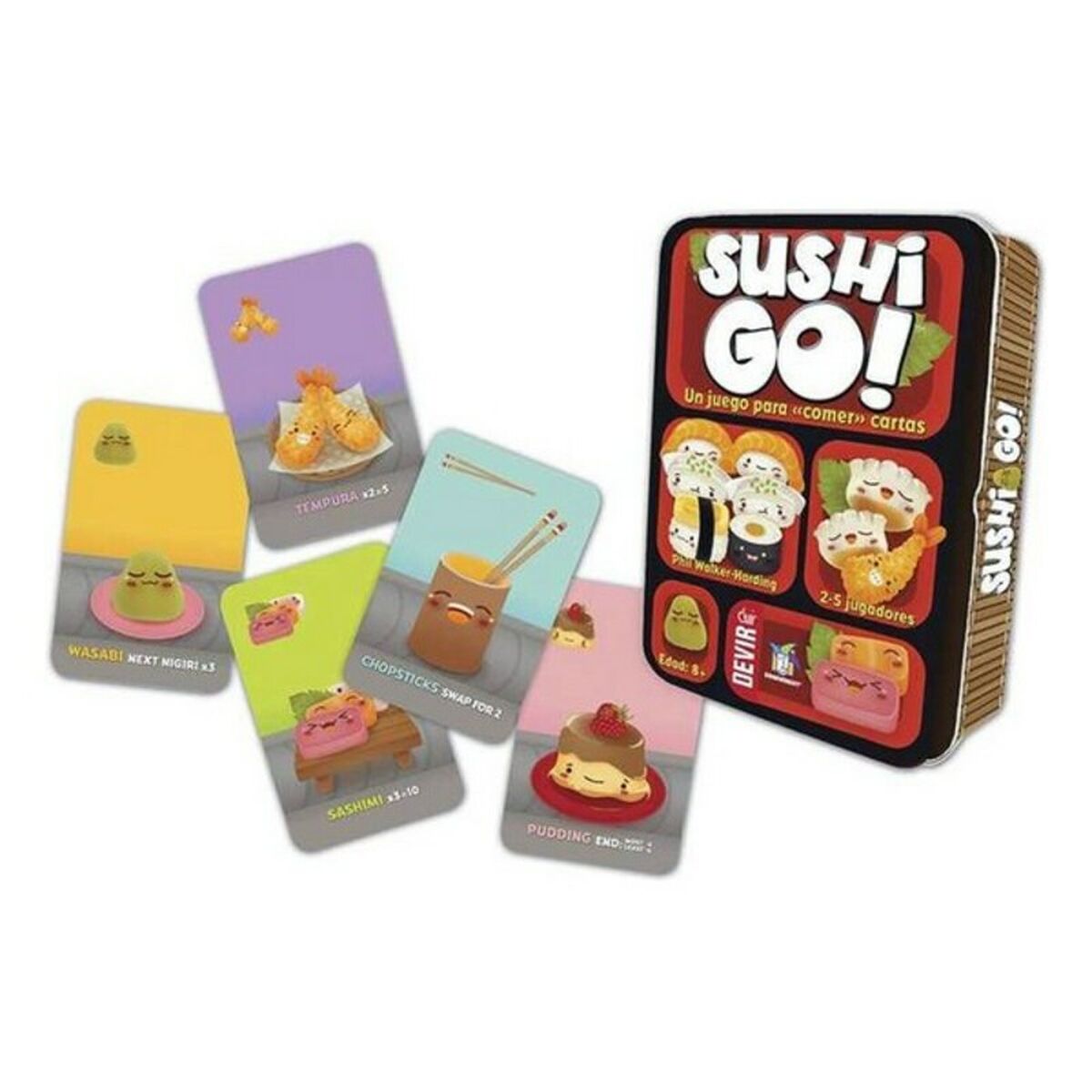 Kortspel Sushi Go! Devir 221855 (ES) (ES)-Leksaker och spel, Spel och tillbehör-Devir-peaceofhome.se