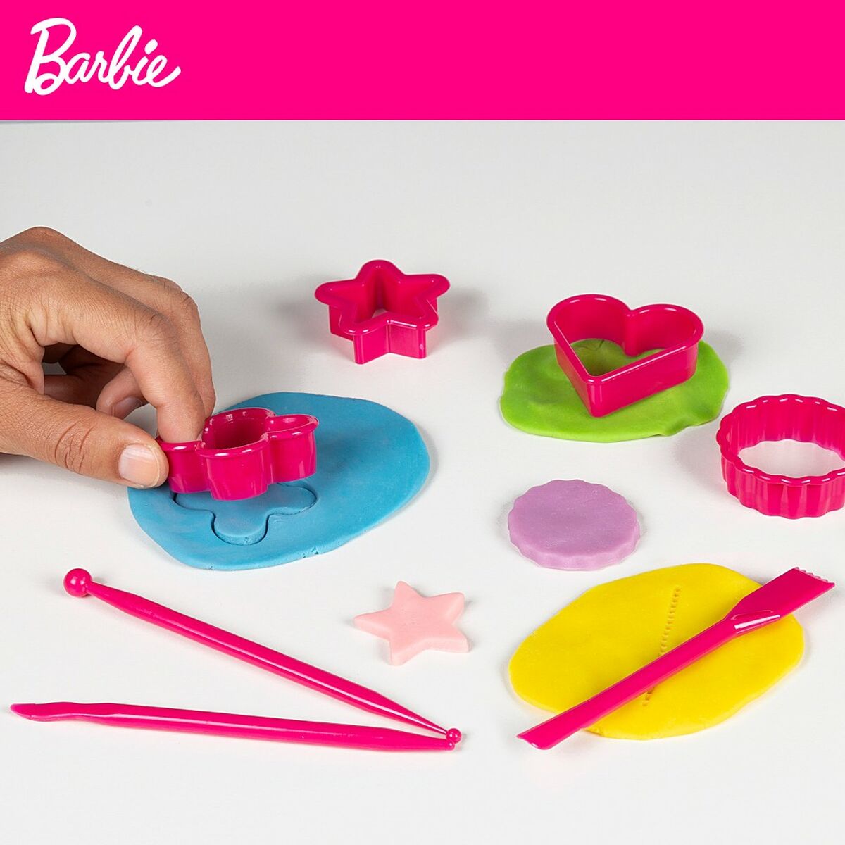 Kreativ lek med modellera Barbie Fashion Ryggsäck 14 Delar 600 g-Leksaker och spel, Kreativa aktiviteter-Barbie-peaceofhome.se