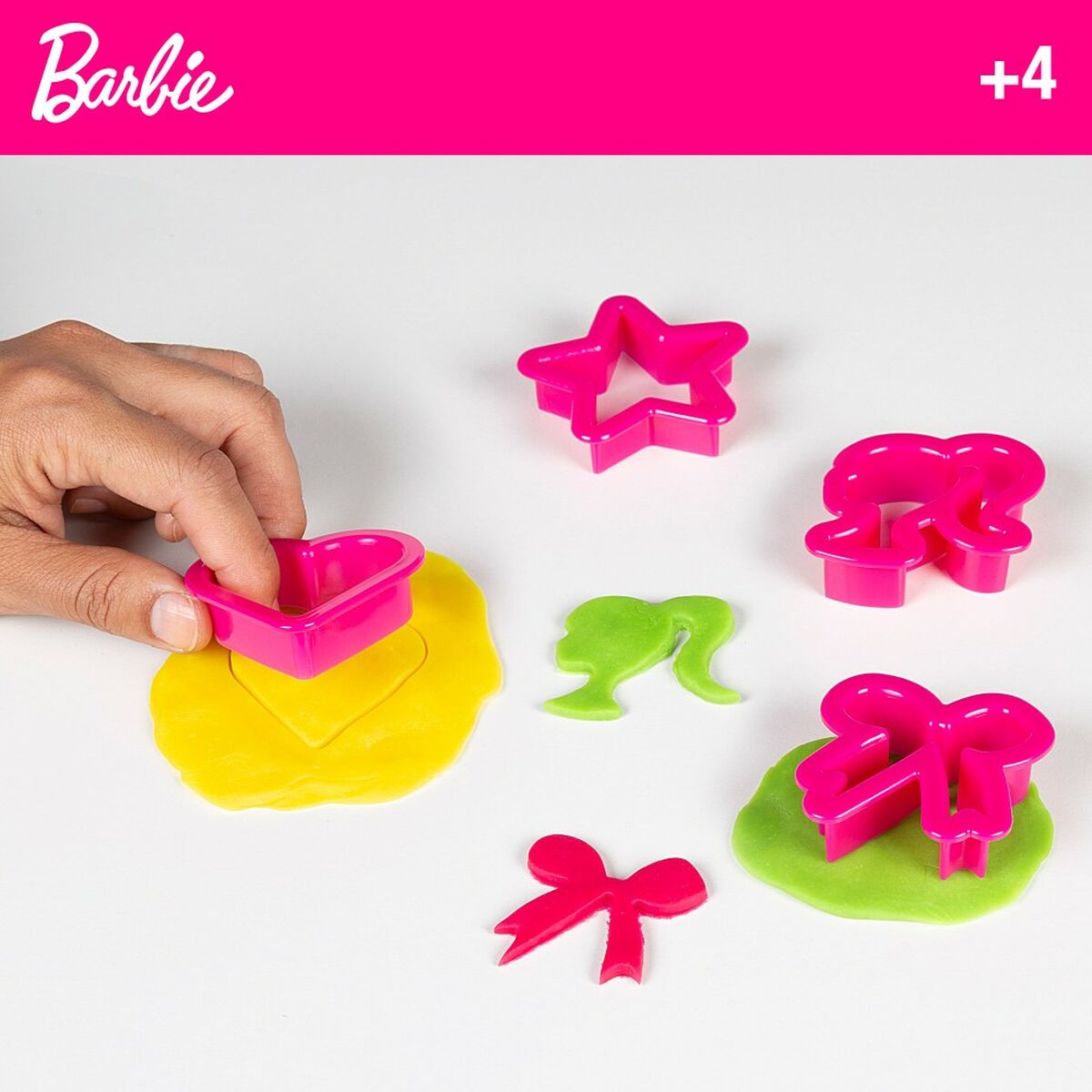 Kreativ lek med modellera Barbie Fashion Väska 8 Delar 300 g