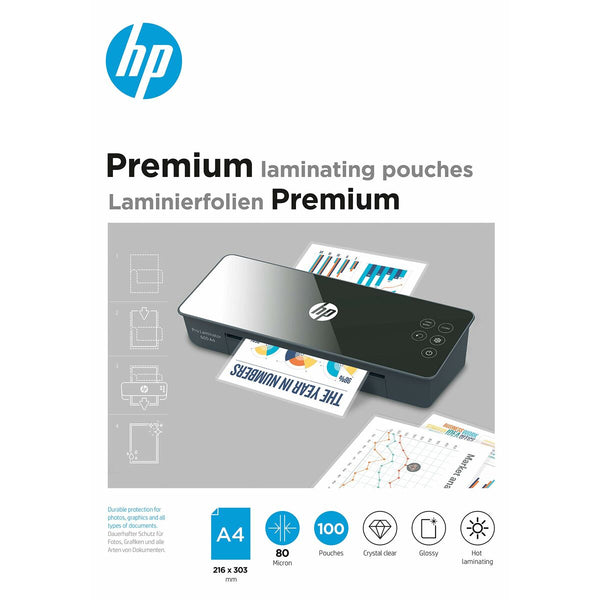 Laminerande ärmar HP Premium 9123 (1 antal) 80 mic-Kontor och Kontorsmaterial, Kontorsmaterial-HP-peaceofhome.se