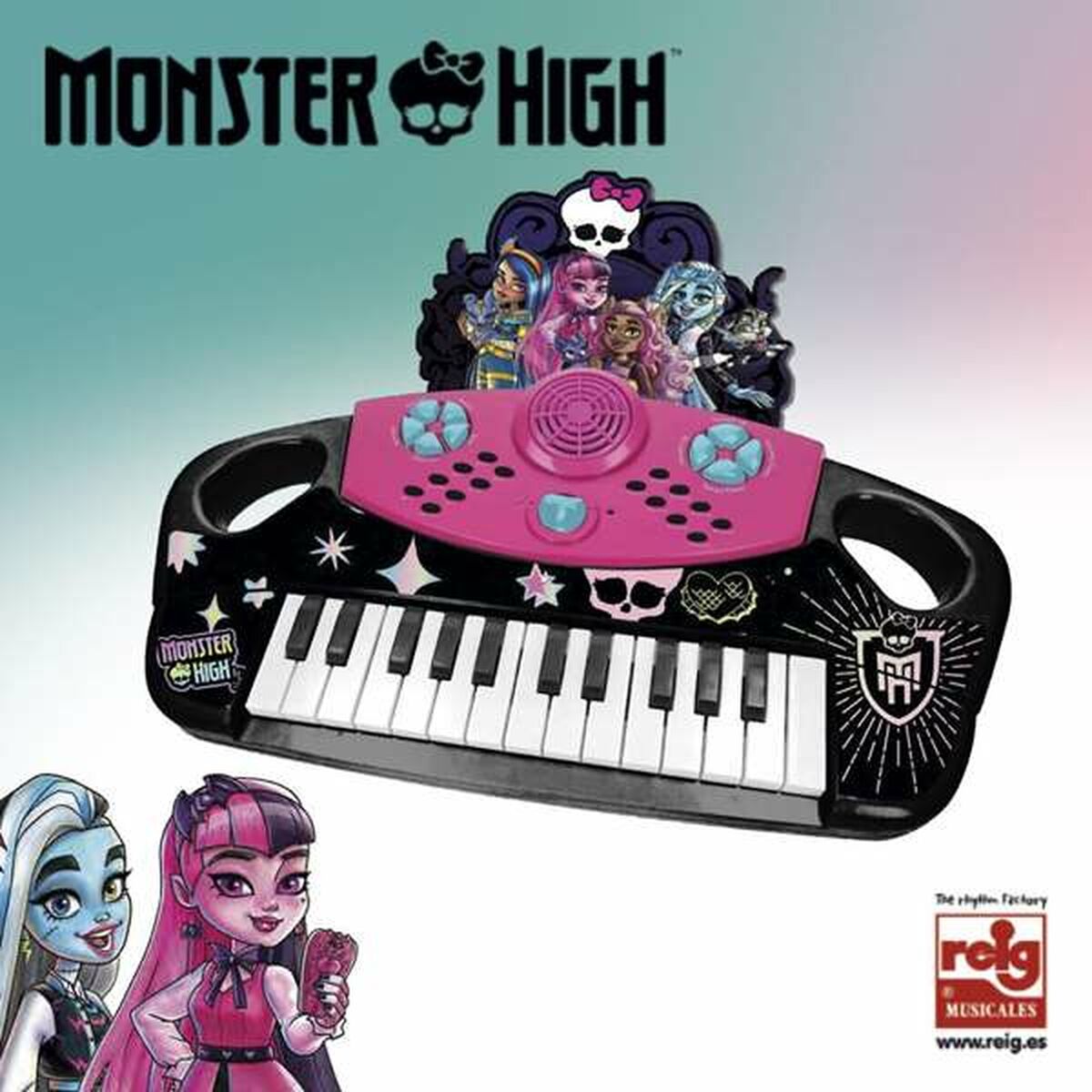 Leksakspiano Monster High Elektronik-Leksaker och spel, Barns Musikinstrument-Monster High-peaceofhome.se