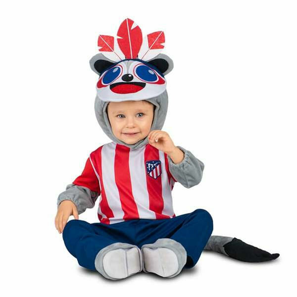 Maskeraddräkt bebis Atlético Madrid Röd American Indian 5 Delar-Leksaker och spel, Fancy klänning och accessoarer-Atlético Madrid-peaceofhome.se