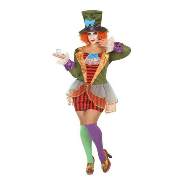 Maskeraddräkt vuxna 115413 Multicolour (2 pcs) Galen kvinnlig hattmakare-Leksaker och spel, Fancy klänning och accessoarer-BigBuy Carnival-XXL-peaceofhome.se