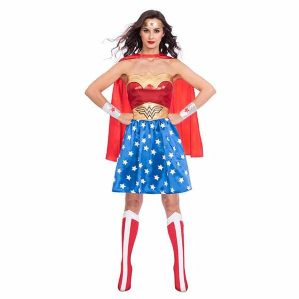 Maskeraddräkt vuxna DC Comics Wonder Woman 5 Delar-Leksaker och spel, Fancy klänning och accessoarer-DC Comics-peaceofhome.se