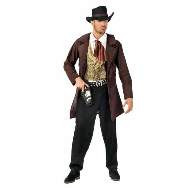 Maskeraddräkt vuxna Limit Costumes cowboy 4 Delar Brun-Leksaker och spel, Fancy klänning och accessoarer-Limit Costumes-S-peaceofhome.se