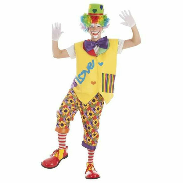 Maskeraddräkt vuxna Love Clown (5 Delar)-Leksaker och spel, Fancy klänning och accessoarer-BigBuy Carnival-peaceofhome.se