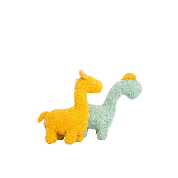 Mjukisleksak Crochetts Bebe Gul Dinosaurie Giraff 30 x 24 x 10 cm 2 Delar-Leksaker och spel, Mjuka leksaker-Crochetts-peaceofhome.se