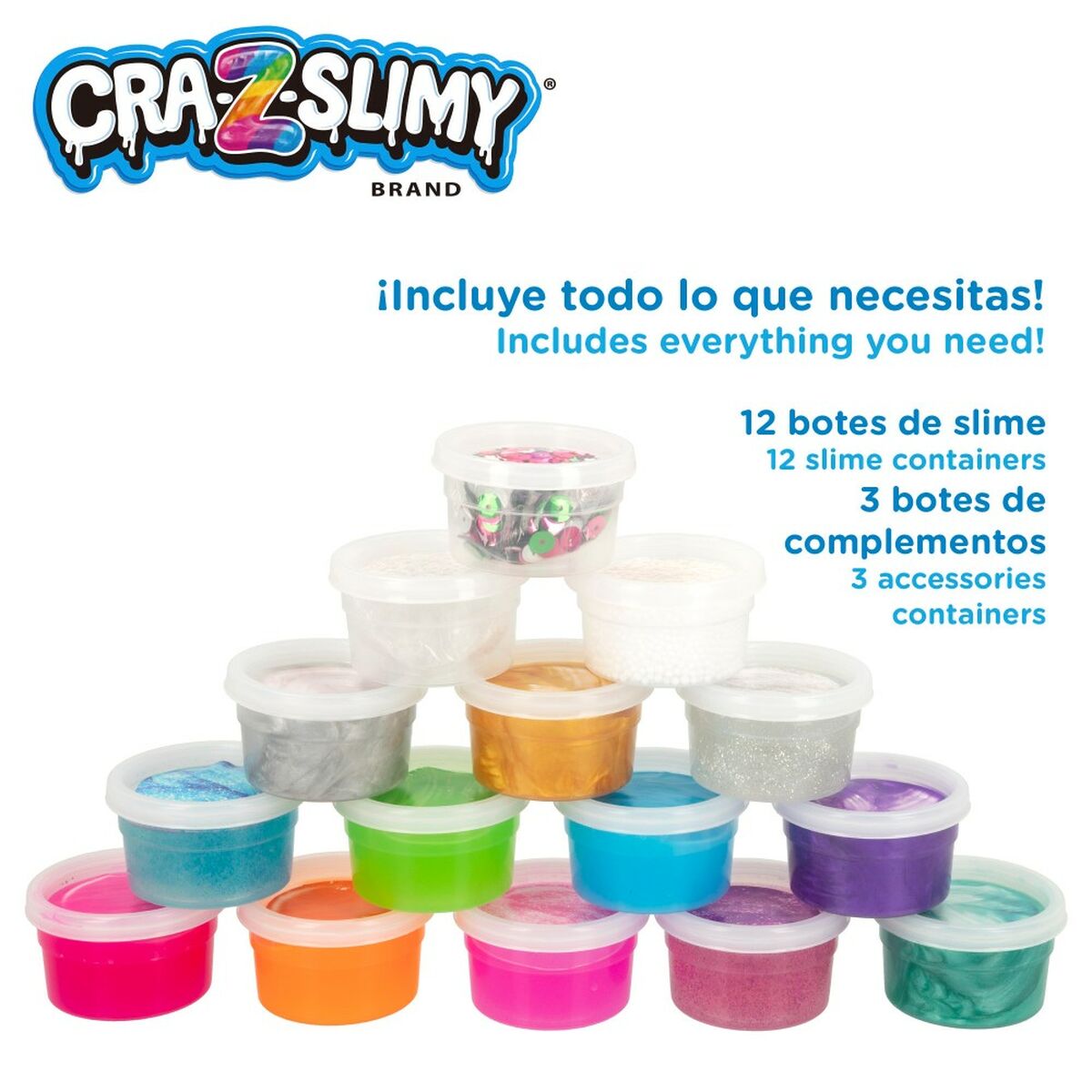 Modellera Spel Cra-Z-Art Slimy Blendz (4 antal) Slime-Leksaker och spel, Kreativa aktiviteter-Cra-Z-Art-peaceofhome.se