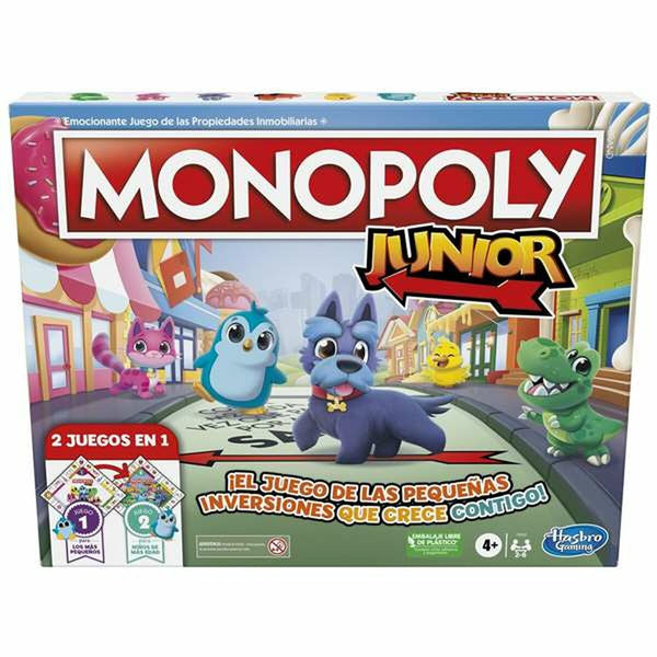 Monopoly Junior Monopoly (ES)-Leksaker och spel, Spel och tillbehör-Monopoly-peaceofhome.se