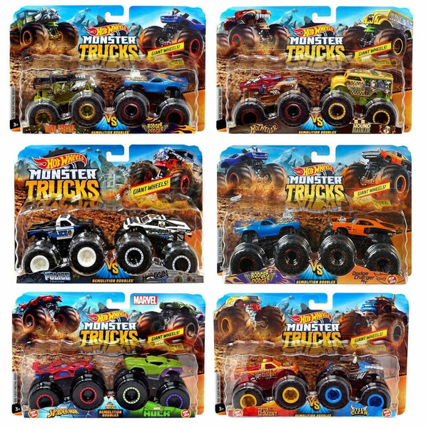 Monster Truck Hot Wheels Demolition Doubles 2 antal-Leksaker och spel, Fordon-Hot Wheels-peaceofhome.se