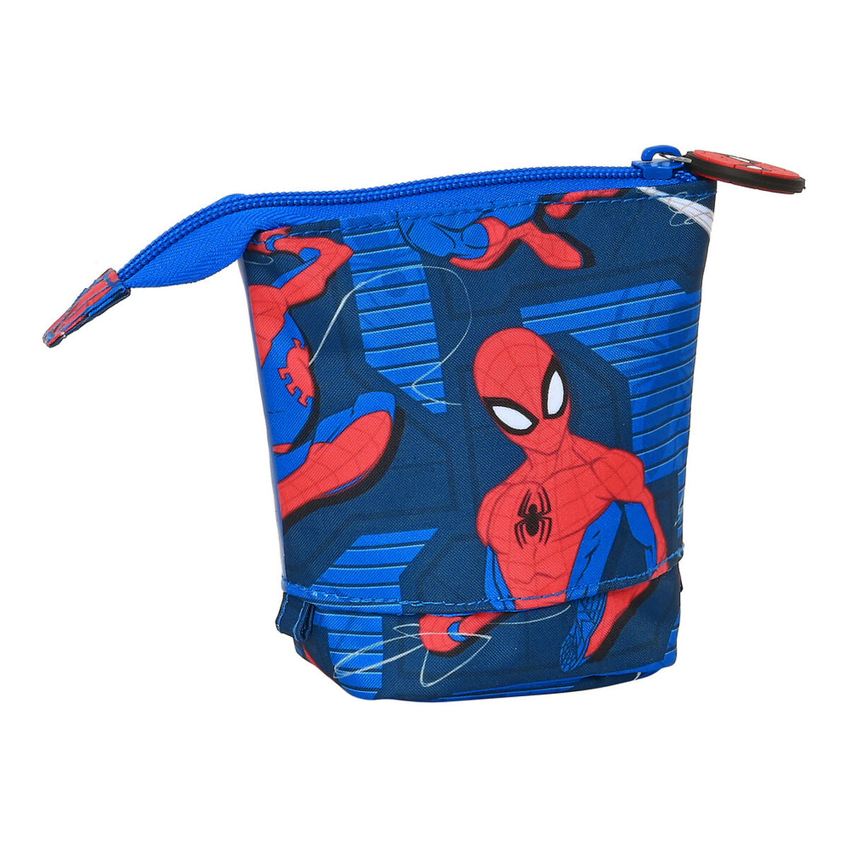 Necessär Mugg Spider-Man Great power Blå Röd 8 x 19 x 6 cm-Kontor och Kontorsmaterial, Skol- och utbildningsmaterial-Spider-Man-peaceofhome.se