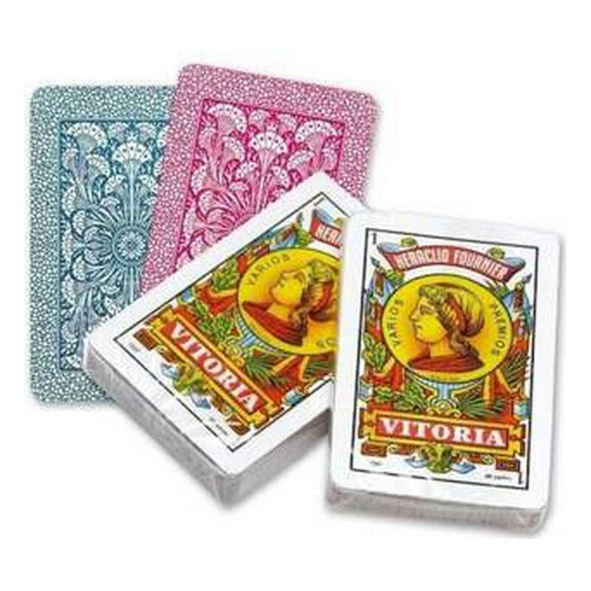 Paket med spanska spelkort (50 kort) Fournier 10023362 Nº 12 Papp-Leksaker och spel, Spel och tillbehör-Fournier-peaceofhome.se