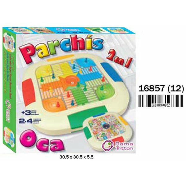 Parchís och Oca Board 30,5 x 30,5 x 5,5 cm
