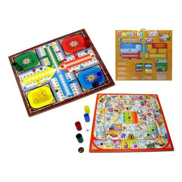 Parchís och Oca Board (41 x 41 cm)-Leksaker och spel, Spel och tillbehör-BigBuy Fun-peaceofhome.se