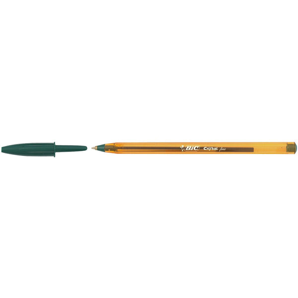 Penna Bic Cristal Fine Grön 0,3 mm 50 Delar-Kontor och Kontorsmaterial, Kulspetspennor, pennor och skrivverktyg-Bic-peaceofhome.se