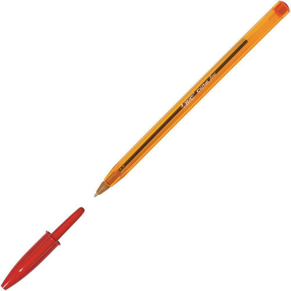 Penna Bic Cristal Fine Röd 0,3 mm 50 Delar-Kontor och Kontorsmaterial, Kulspetspennor, pennor och skrivverktyg-Bic-peaceofhome.se