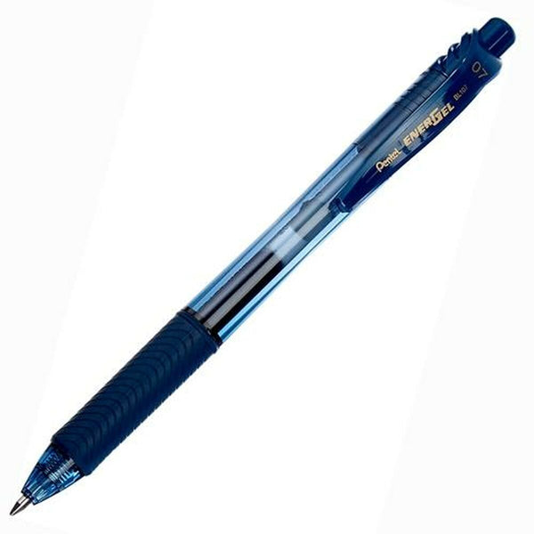 Penna Pentel EnerGel Mörkblå 0,7 mm (12 Delar)-Kontor och Kontorsmaterial, Kulspetspennor, pennor och skrivverktyg-Pentel-peaceofhome.se