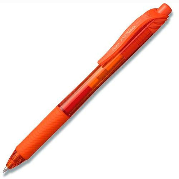 Penna Pentel EnerGel Orange 0,7 mm (12 Delar)-Kontor och Kontorsmaterial, Kulspetspennor, pennor och skrivverktyg-Pentel-peaceofhome.se